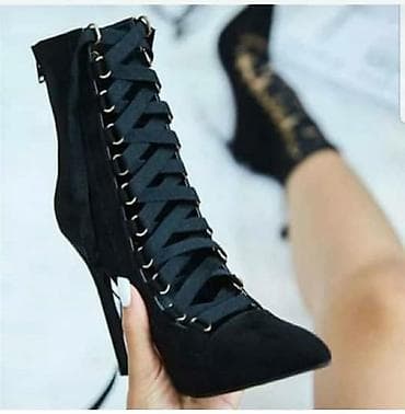 Айымдардын бут кийими: Батильоны замш. Новые размер 39 каблук 10 см. не подошел размер — 1