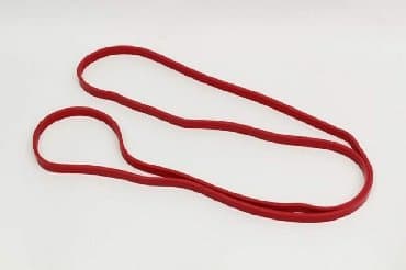 Красная петля. сопротивление от 3 до 19 кг. ширина – 1,3 см; длина –