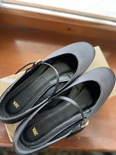 mango 37: Туфли, 40, Zara, Новый, цвет - Черный — 2