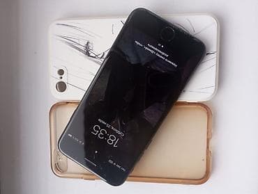 стиральная машина б: IPhone 7, Б/у, Черный, Чехол, 76 % — 2