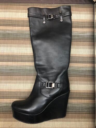 обувь больших размеров бишкек: Кожаные Сапоги-деми, 36 размера, на платформе. В отличном состоянии — 2