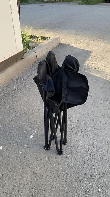 рассрочка мебел: Походный складной стул, Железо, цвет - Черный — 2