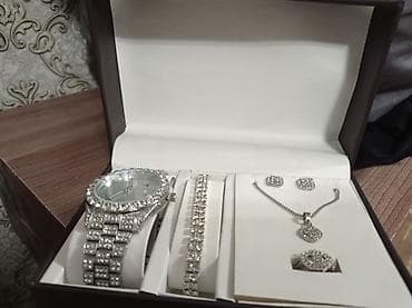 комбо 3 в 1: ✨ Набор украшений + часы (новый) ✨ Продаётся красивый набор украшений — 2