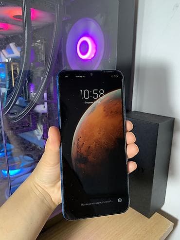 sharp r3: Redmi, Redmi 9A, Б/у, 32 ГБ, цвет - Синий, 2 SIM — 2