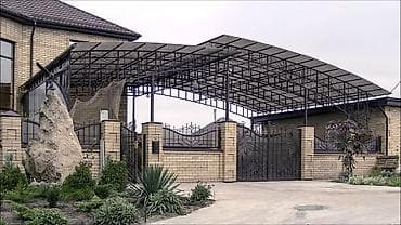 кошара ферма: Навесы и каркасы из металла под авто и двор - Изготовление и монтаж — 1