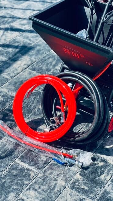 пневмонагнетатель для полусухой стяжки купить бу: Пневмонагнетатель/станция для нанесения штукатурки и шпаклёвки PuTian — 5