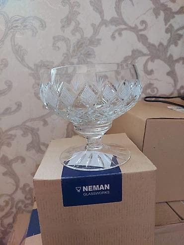 продам соль: Хрустальные креманки NEMAN Продаются 6 хрустальных креманок NEMAN — 1