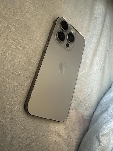 aplle 11: IPhone 15 Pro, 128 ГБ, Natural Titanium, 89 % — 2