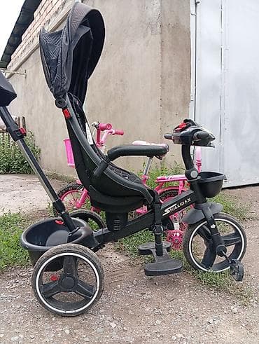 Велосипеды: Детский велосипед, 2-колесный, 4 - 6 лет, Для девочки, Б/у — 3