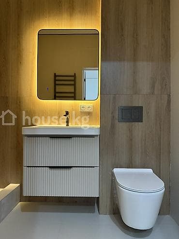 3: 2 комнаты, 44 м², Кызыл Аскер Элитка, 3 этаж, Евроремонт — 4