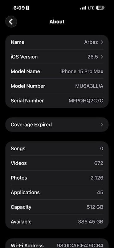 15 про max: IPhone 15 Pro Max, Б/у, Графит — 6