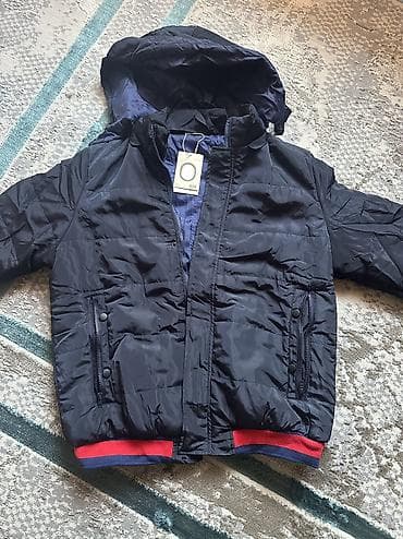 футболка с накидкой: Мужская куртка, 2XL, Новый, цвет - Синий, Самовывоз, Платная доставка — 1