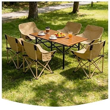 Набор складной мебели для пикника/кемпинга: стол + 6 кресел Состав: -