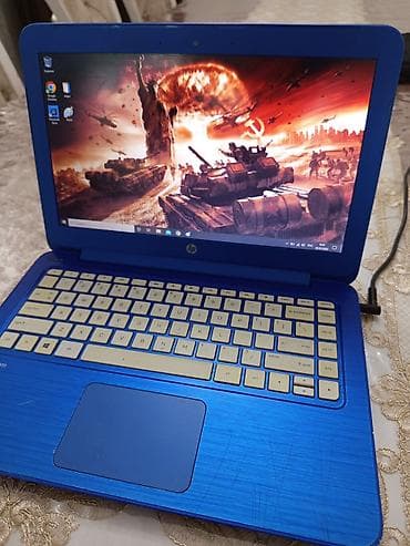 ноут 11: HP Stream 11 — компактный ноутбук в ярком синем цвете. в комплект — 2
