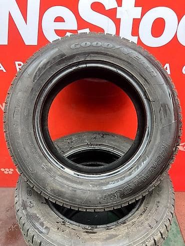 зимные: Комплект зимних шин (4 шт.)235/65R17 Goodyear Ice Navi SUV (б/у)(4 — 6