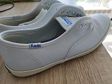 кеды ролики: Белые женские кеды Keds - Модель: WH45750M (ярлык на язычке) - — 1