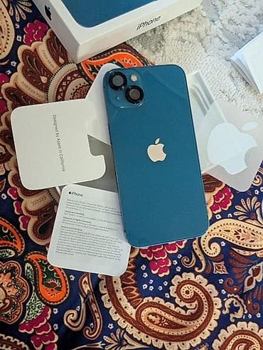nintendo oled: IPhone 13, Б/у, 128 ГБ, Синий, Зарядное устройство, Чехол, Коробка, 93 % — 7