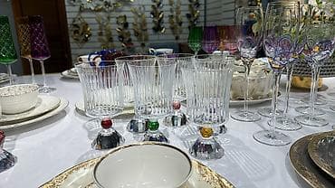 очки детские: Набор бокалов и стаканов из цветного хрусталя - Коллекция — 3