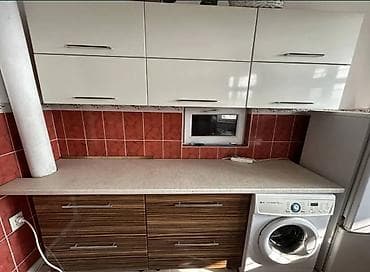 Кухонный гарнитур, Б/у, цвет - Белый, МДФ, Бесплатная доставка