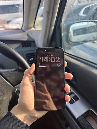 айфлн: IPhone 14 Pro, Б/у, 128 ГБ, Jet Black, Защитное стекло, Чехол, Кабель, 80 % — 3