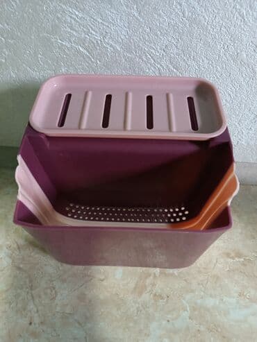 шкаф навесной для кухни: Складная сливная корзина для кухни Крепление: присоски. Новая! — 6