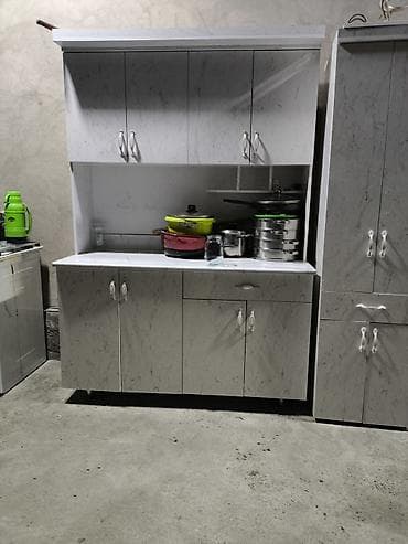 стол для учения: Кухонный гарнитур, цвет - Серый — 1