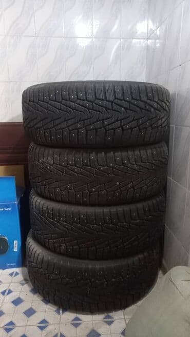 шипованные шины б у: Шины 285 / 60 / R 18, Зимняя шипованная, Б/у, Комплект, Внедорожные (АТ/МТ) — 6