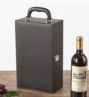 куплю бутылка: Подарочный кейс для вина, на 2 бутылки • Кейс(с 2 креплениями для — 3