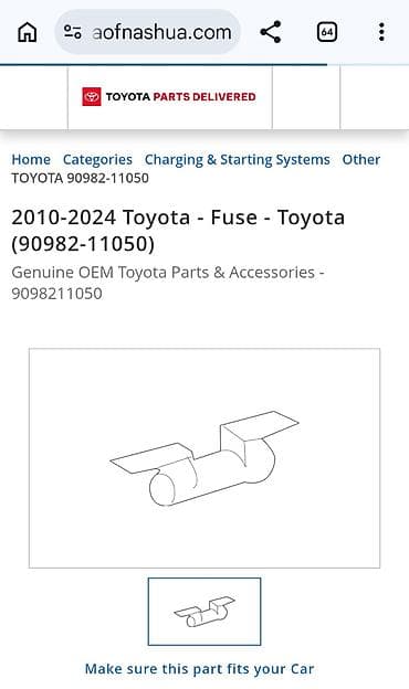 Блок предохранителей Toyota Новый, Оригинал