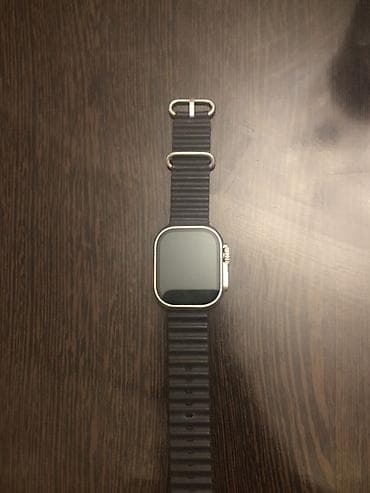 Смарт‑часы в корпусе в стиле Apple Watch Ultra (прямоугольный дисплей