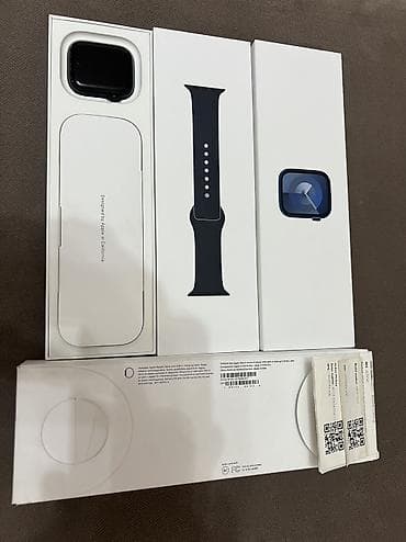 midnight: Apple Watch series 9 45mm Midnight Blue. Покупали в Европе, все чеки — 4