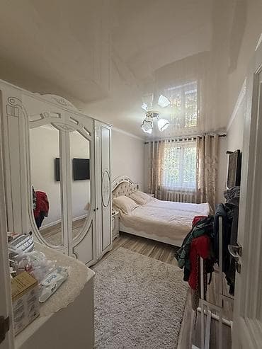 Квартиры: 3 комнаты, 57 м², Аламедин-1 мкр Индивидуалка, 3 этаж, Свежий ремонт — 4