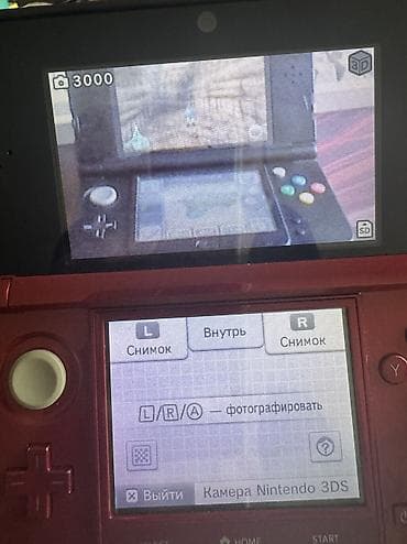 нинтендо: Old Nintendo 3DS (red metallic), идеальное состояние, родной кузов — 9