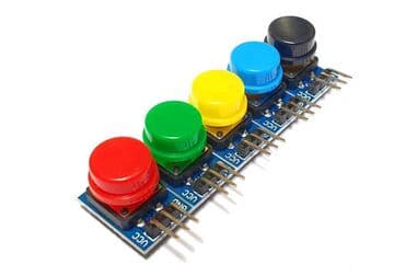 ценсорная плита: Ардуино тактовая кнопка размером 12 X 12 мм - 5 шт — это — 4