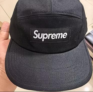 nike tech flece: Кепка 5-panel Supreme, черная - Классическая 5-панельная форма с — 2