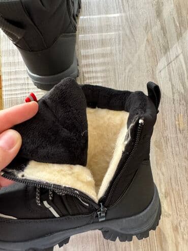 сапоги зимние женские натуральная кожа натуральный мех распродажа: Зимние ботинки для мальчика. размер 30. внутри натуральный мех-овчина — 3