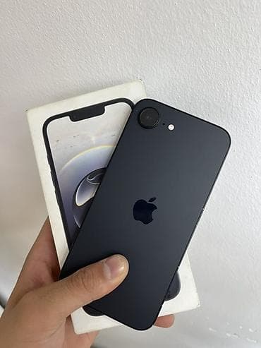 poko x5pro: IPhone 16e, 128 ГБ, Черный, Коробка, 100 % — 1