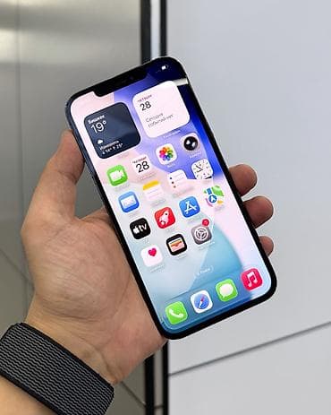 iphone 70: IPhone 12 Pro Max, Б/у, 512 ГБ, Pacific Blue, Защитное стекло, Чехол, В рассрочку, 83 % — 2