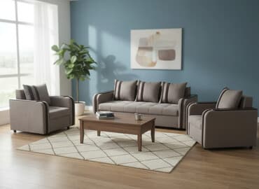 Гарнитур для зала, Новый, Диван, Самовывоз, цвет - Бежевый at lalafo.kg Гарнитур для зала, Новый, Диван, Самовывоз, цвет - Бежевый