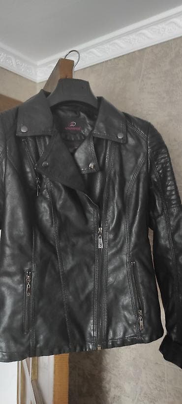 женские зимние кожаные куртки: Куртка женская экокожа.Размер 2XL (46-48 — 1