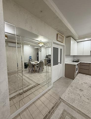 2 комнаты, 62 м², Аламедин-1 мкр 9 этаж, Евроремонт — 5