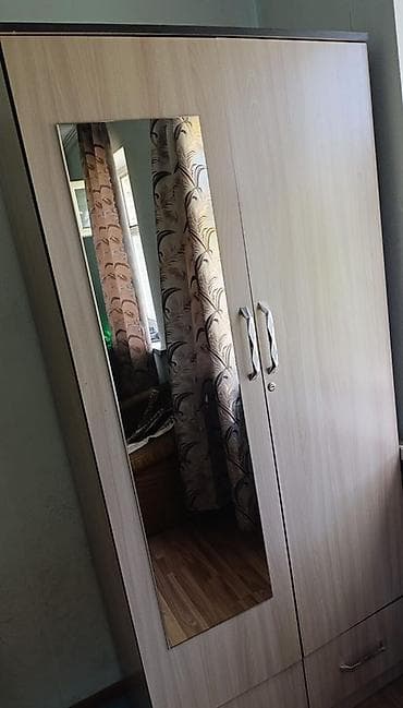 Гарнитуры для прихожей: Гарнитур для прихожей, Зеркало, Вешалка, Обувница, ДСП, цвет - Бежевый — 3