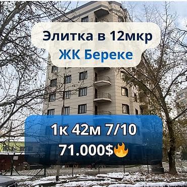 1 комната, 42 м², Элитка, 7 этаж, Косметический ремонт