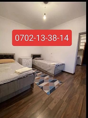 бишкек аренда квартир: 1 комната, Душевая кабина, Постельное белье, Парковка — 1