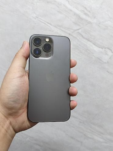 IPhone 13 Pro, Б/у, 128 ГБ, Matte Space Gray, Чехол, 84 %