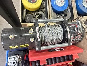 тягая: Электрическая лебёдка SHUNLI 12V, грузоподъёмность 6000 lb (≈2720 кг) — 2