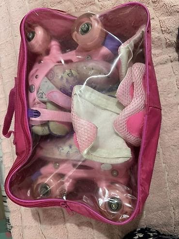 детская коляска цена: Набор детских товаров и транспорта: 1) Детские роликовые коньки с — 1