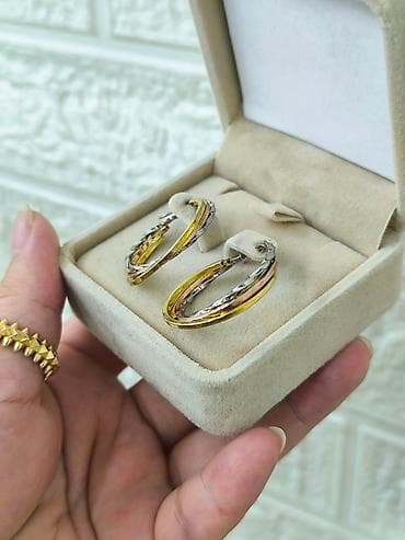 сойка: Серебряные серьги, Проба 925, Женские, Новый — 5