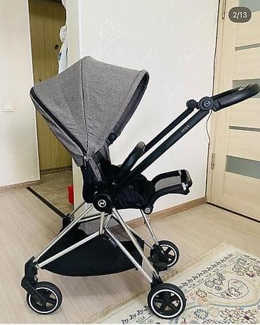 cybex: Коляска, Cybex, цвет - Серебристый, Б/у, Платная доставка, Самовывоз — 1