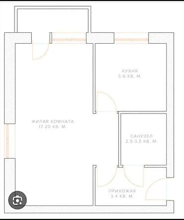 Продажа квартир: 1 комната, 29 м², Хрущевка, 3 этаж, Старый ремонт — 6